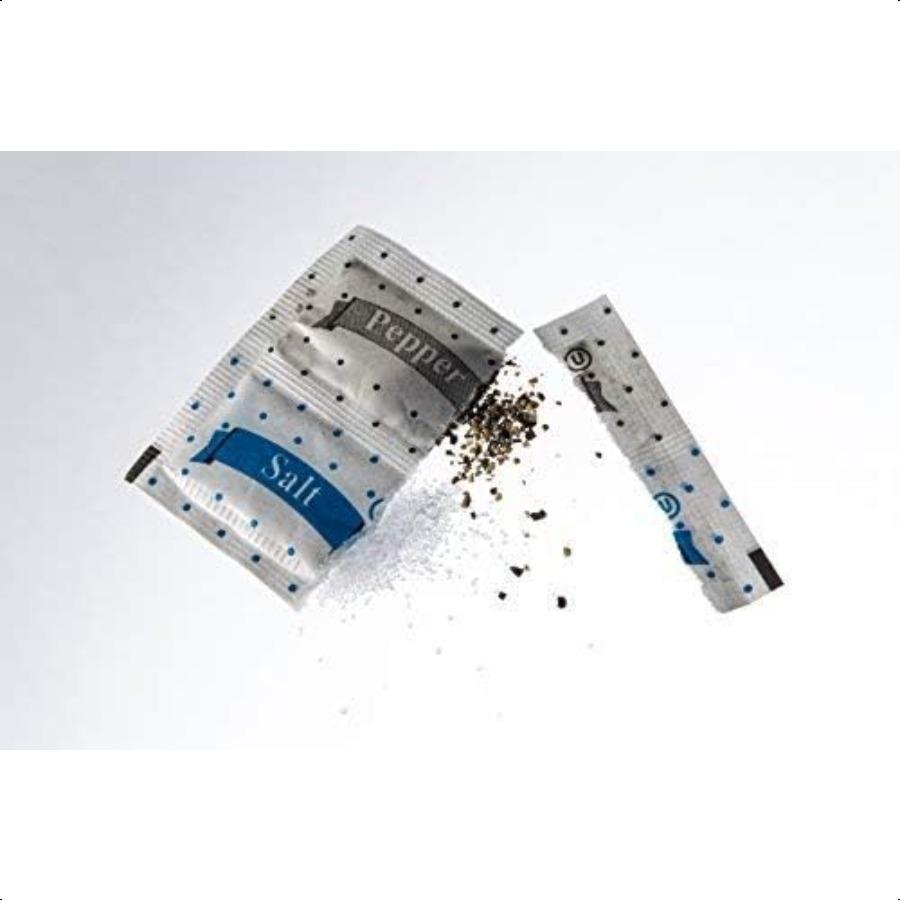 

Биоразлагаемые ЭкоPure Наборы Тяжелых Столовых Приборов 6 в 1 50 Наборов Содержат: Вилка Нож Ложка Салфетка Соль Перец Индивидуально United States