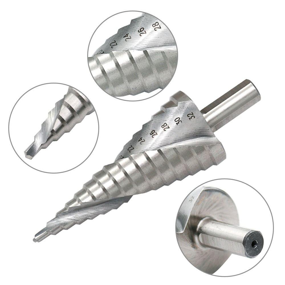 New Stainless Steel  Punching Multi-function HSS Step Drill Bit Hole Opener Metal Drill