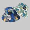 Reversible Wide Brim Sun Protection Bucket Hat - Japanese Style, Face Slimming, for Girls with Large Head Circumference.