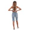 2026 Summer European & American Women's Ripped Denim Shorts - Fashionable, Versatile Slimming Jeans