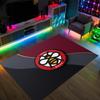 Brentford Football Design Crystal Velvet Carpet Cozy Non?Slip Printed Rug For Bedroom Living Room Entrance
