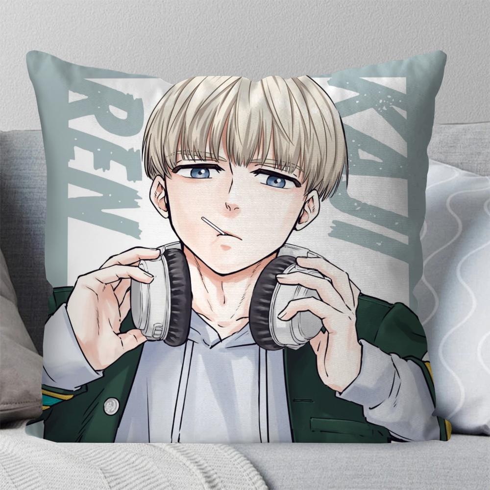 

Кадзи Рен Горячий Кровь Аниме Ветровка Наволочка Квадратная Подушка Спальня Диван Досуг Комфорт Гостиная Украшение Дома 40X40 12x12Inch