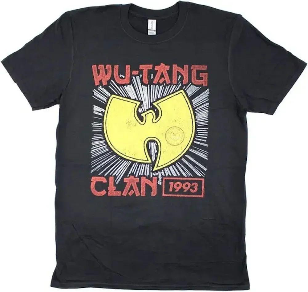 WuTangClan Tees Vintage 90s Rock Punk Tops Hige Street Tops Cotton Tshirts 2026 Print Casual Loose Streetwear Unisex TShirt