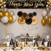 Happy New Year Banner, Large New Year Decorations Banner, 120x20 Inch New Year's Yard Sign Backdrop with Firework for Home 2026 Lunar New Years Eve