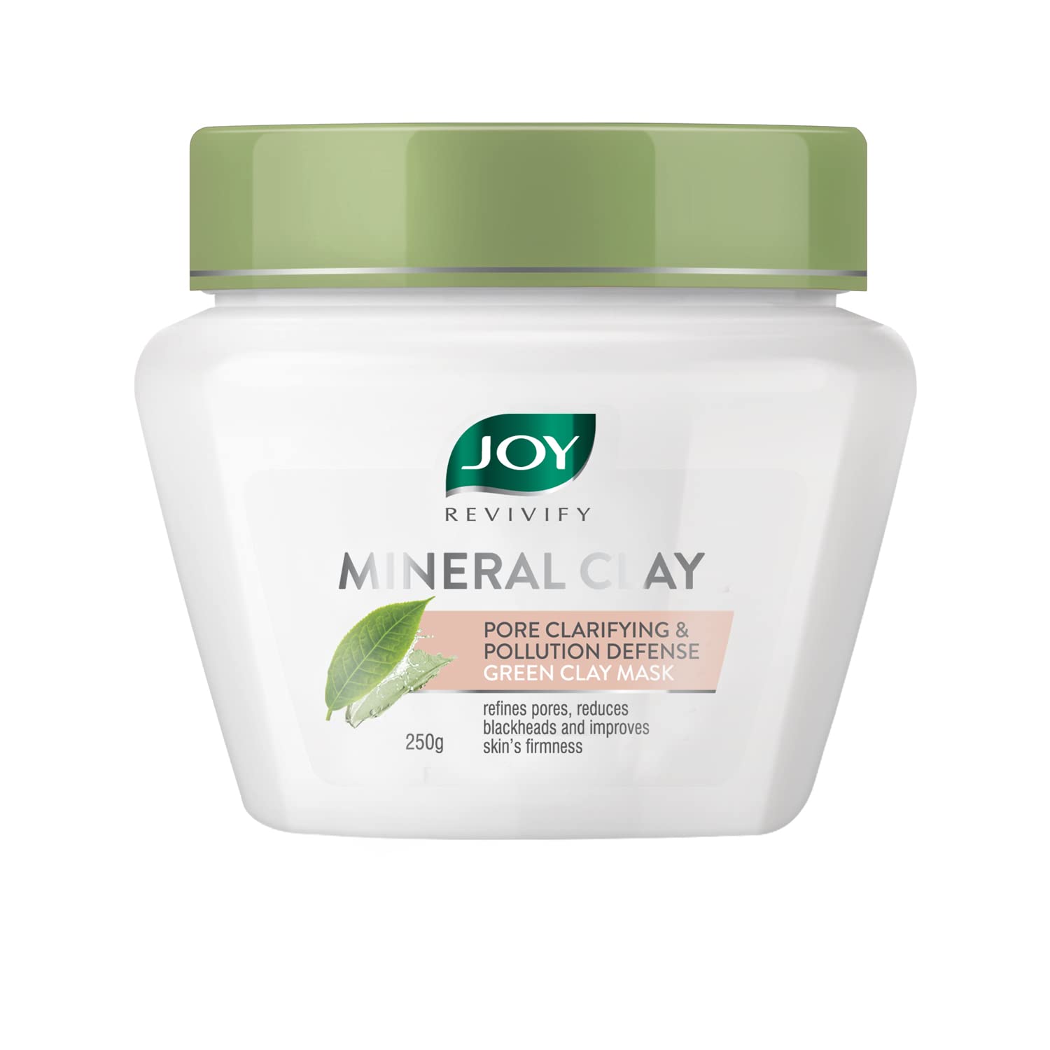 

Joy Mineral Clay Mask for Pollution Defence 250gm Pack Pore Clarifying Face Mask for Radiant Skin