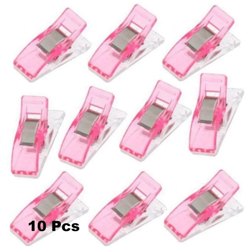 

Crafting Sewing Clips Plastic Clamps Quilting Crocheting Knitting Safety Clips Binding Clips Paper Shirt Clip Sewing Accessories
