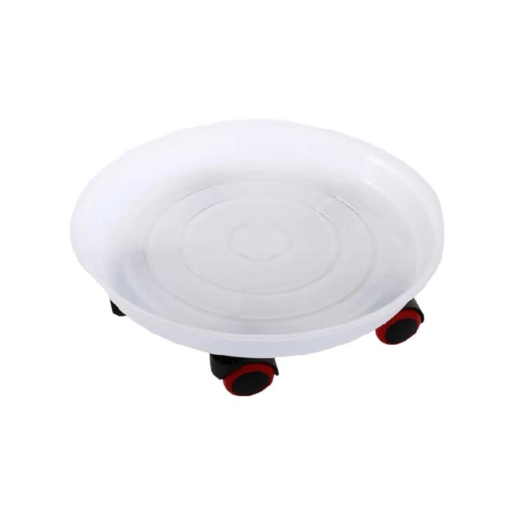 High Capacity Plant Cart Garden Container Tray With Smooth Rolling Wheels Support Large Heavy Decorative Pots