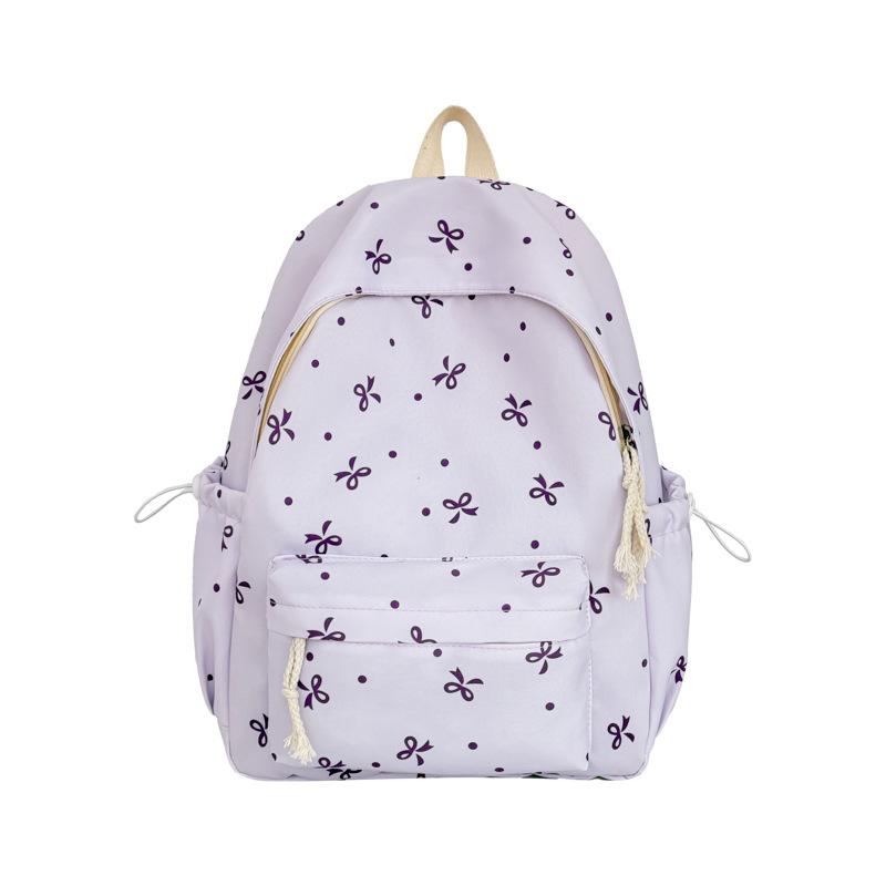 Harajuku Student Schoolbag Small Fresh Print Backpack Female High School College Student College Style Girl Backpack