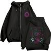 Anime Jojo's Bizarre Adventure Kira Killer Queen Zipper Hoodie Men Women Manga Casual Vintage Zip Up Jacket Male Oversized Coat