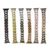 Fashion Simple D Strap for Apple Watch38/40/41mm 42/44/45/49mm Diamond Encrusted Chain Metal Strap Removable