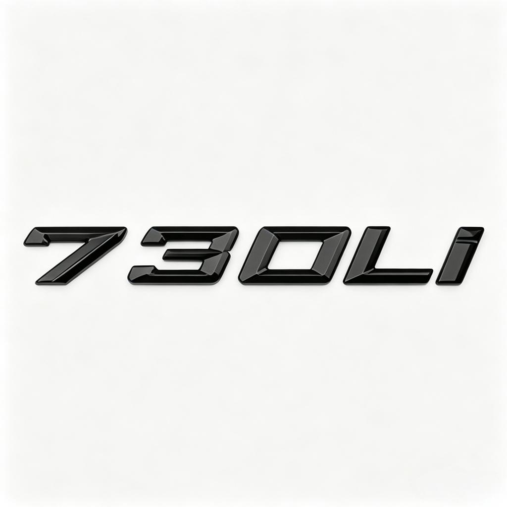 3D ABS Car Rear Trunk Letters Logo Badge Emblem Sticker For BMW 7 Series 730Li 735Li 740Li 745Li 750Li 760Li Auto Styling Decal Ya2