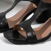 Fashion Women's High Heel Shoes 2025 Spring New Slippers Fashion Versatile Solid Color Medium Heel Thick Heel Square Toe Sandals Women