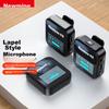 Newmine MC89 Wireless Lavalier Microphone, Mobile Phone Live Streaming Recording, Small Bee Receiver, Outdoor Short Video Karaoke, Professional Noise