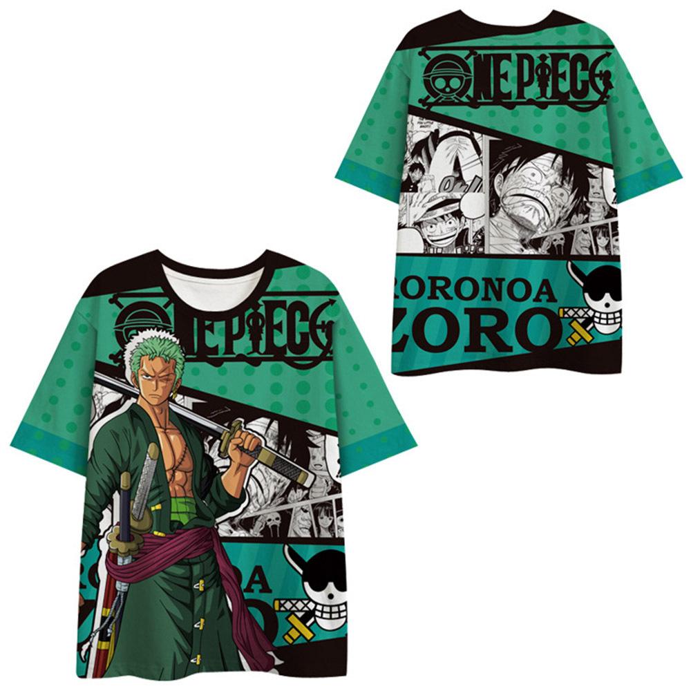 13 Colors ONE PIECE T Shirt for Men Women Summer Clothing Fitness O Neck Anime Man T-shirt for Male Oversized New Men T-shirts Tops