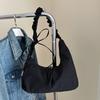 New drawstring pleated cloud bag autumn and winter new portable shoulder bag niche design messenger bag