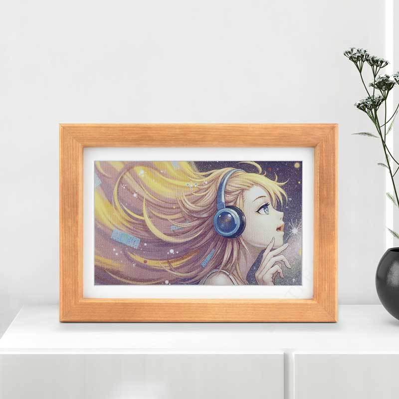 Raspberry Pi Pico 2 RP2350 Electronic Photo Frame with 7.3" E6 Full-Color Screen for Calendar/Painting Poster Display