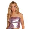 Missy Empire Womens/Ladies Faux Leather Cropped Corset Top