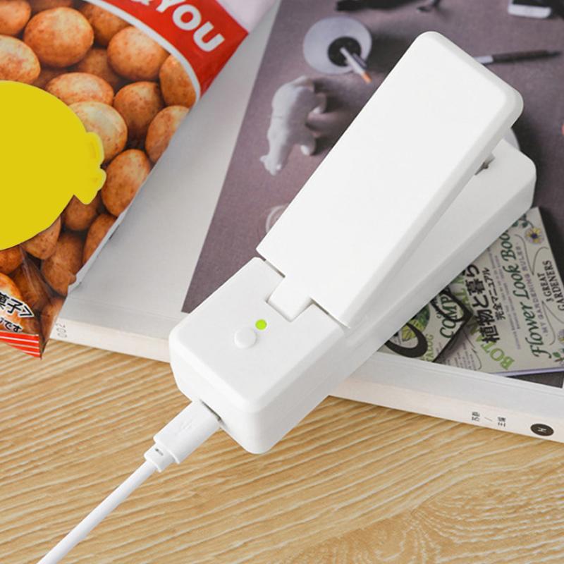 Rechargeable Usb Charging Mini Sealing Machine Household Snack Plastic Packaging Bag Small Heat Seal