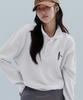 ANNEHEARTS Color Block Pk Sweatshirt_Ivory