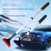Automobile Oxford Snow Shovel Aluminum Alloy Telescopic Snow Shovel Multifunctional Glass Shovel Snow Shovel Cleaning Scraper Snow Brush