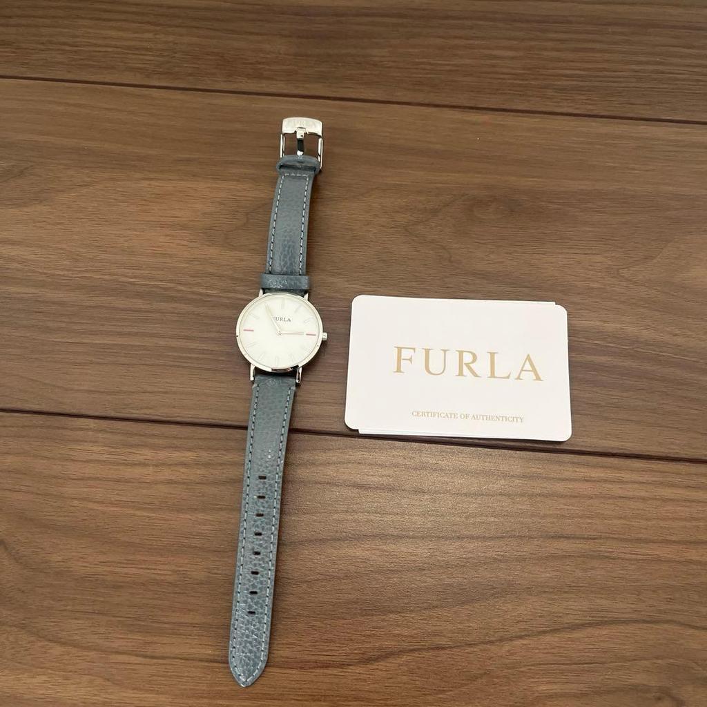 Used Furla Ladies Watch Blue Gray