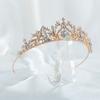 Bridal Jewelry Sparkling Rhinestone Diadem Exquisite Elegant Bridal Crown Luxury Alloy Metal Princess Crowns Gift