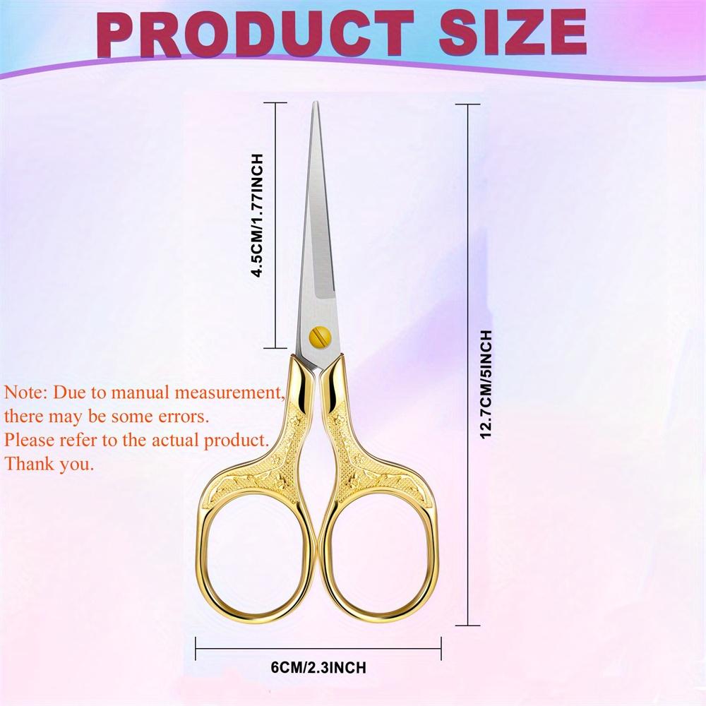 4PC Sewing Scissors Stainless Steel Retro Embroidery Tailor Scissors Dressmaker Shears Fabric Cutter DIY Sewing Accessories