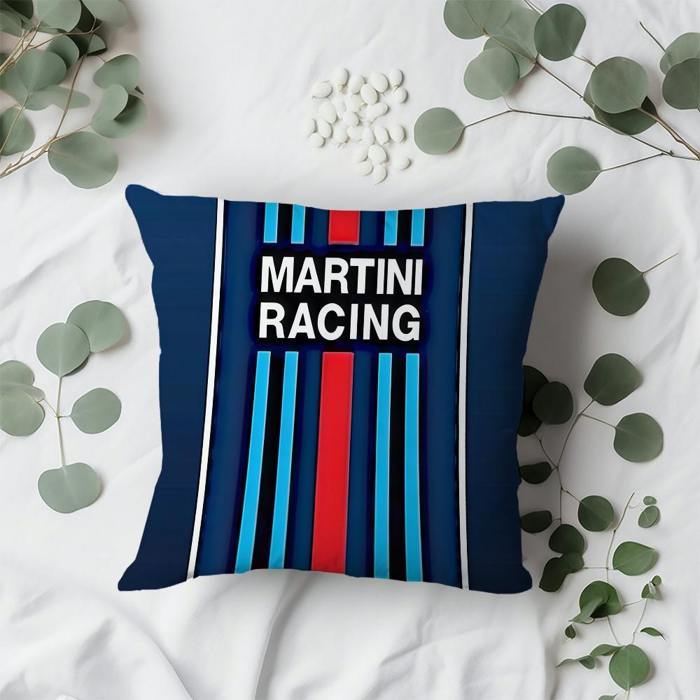 M-Martini Design R-Racingr cushion cover For Sofa Car Office Cafe Soft And Comfortable Double-Sided Printing Pillow Cover