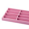 Eyeglass Display Tray with Storage, Box, Watch And Jewelry Organizer, Made of Soft Velvet