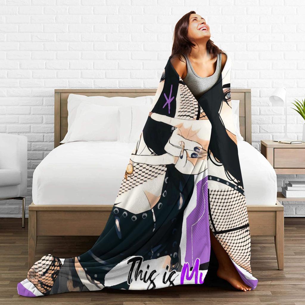 Warm Soft BlanketKids Airplane Travel Rhea Ripley Cartoon Art Throw Blanket  Flannel Bedspread For Bedroom Fluffy Sofa Bed Cover