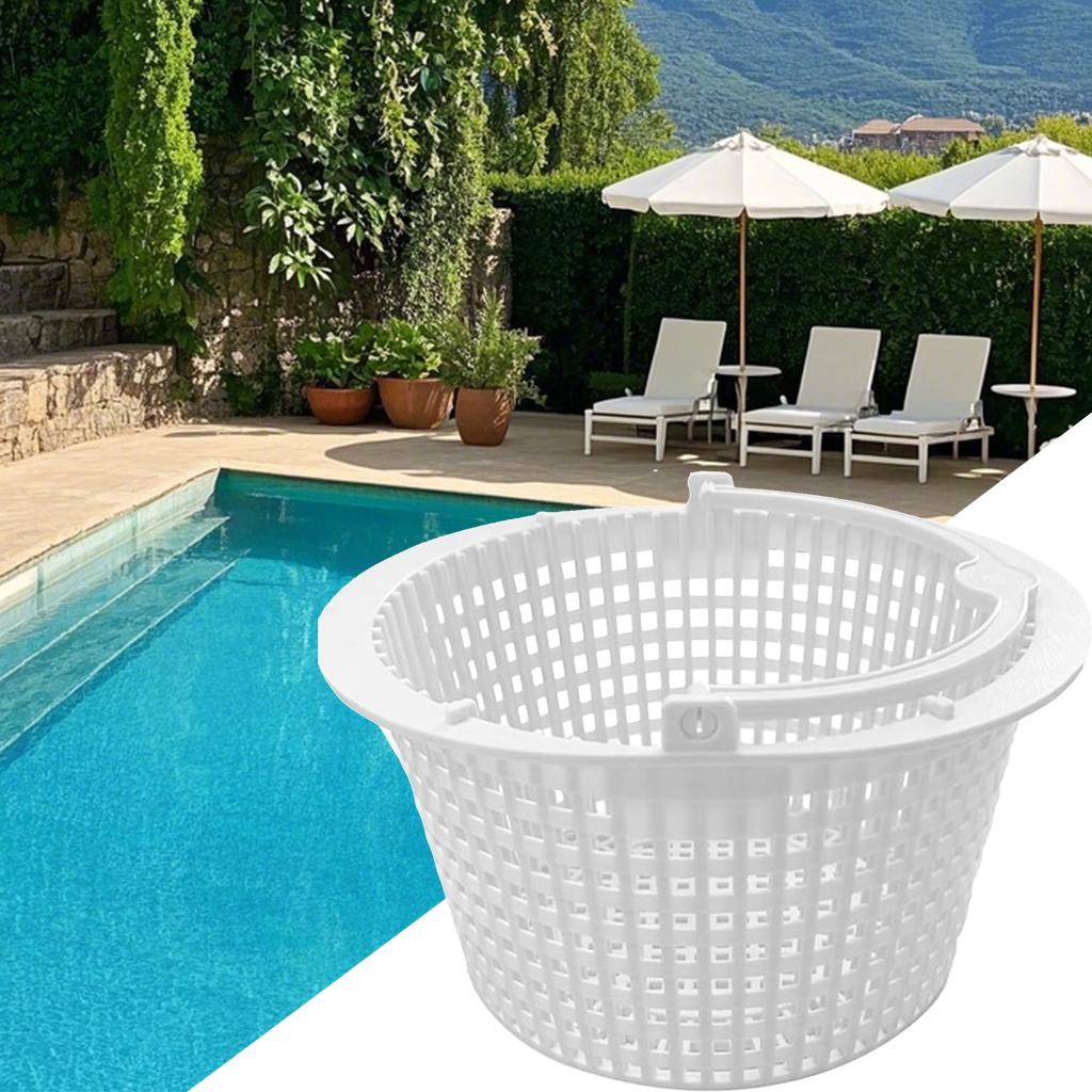 Poolskimmerkorg Ovanmarkshandtag Simbassäng Lövfilter Skimmer Rengöringstillbehör