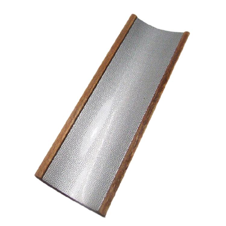 

Multipurpose Billiard Pool Cue Tip Accessory With Wooden Body And Metal Surfaces For Smooth Tip Maintenance and Shaping 1