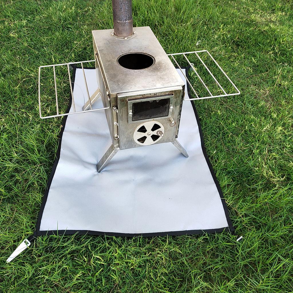 Portables Fireproofs Blanket Versatiles Fire Retardant Mats Barbecue Oven Tool for Safe Outdoor Cooking