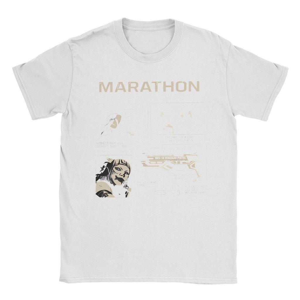 Game Marathon Collection  TShirt Men  Unique Pure Cotton Tees Crew Neck Short Sleeve T Shirt Plus Size Clothes