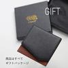 Two Bifold Wallet Coin Purse Popular Genuine Leather Cashless Compatible Small Wallet Red [C Q] Men's (Wine (PS))