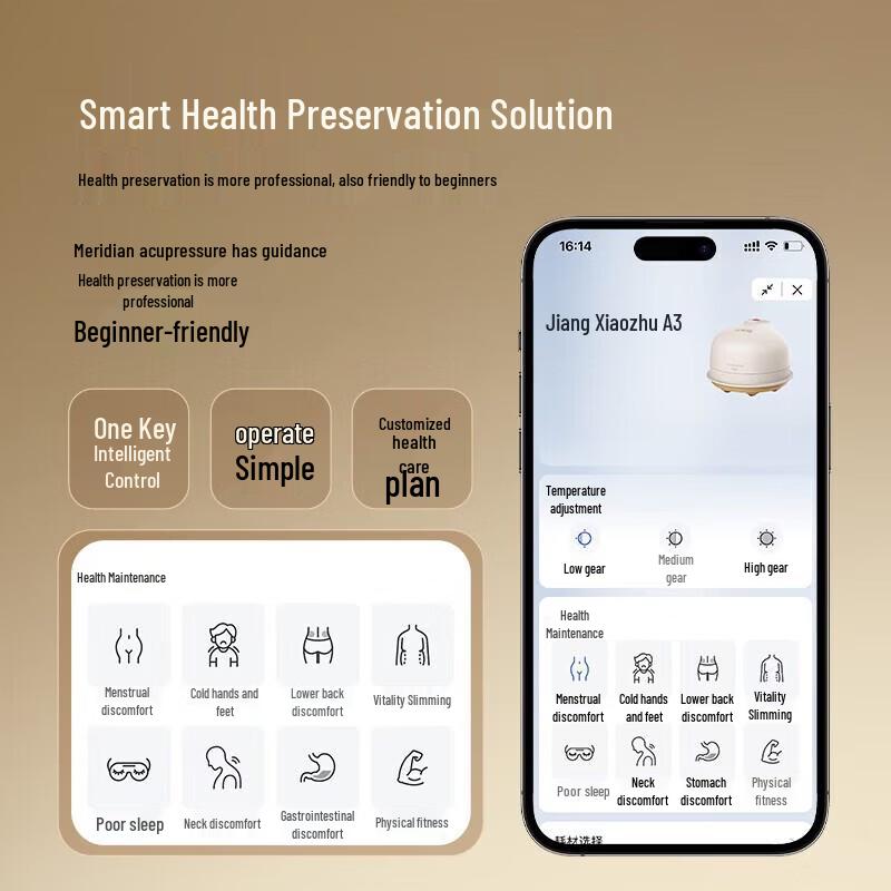 Breo Smart Moxibustion Scraper A3 CN Plug (adapter Included)