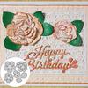 1 Set Cutting Dies Pretty Reusable Flower Pattern Delicate Metal Cutting Dies for Gifts
