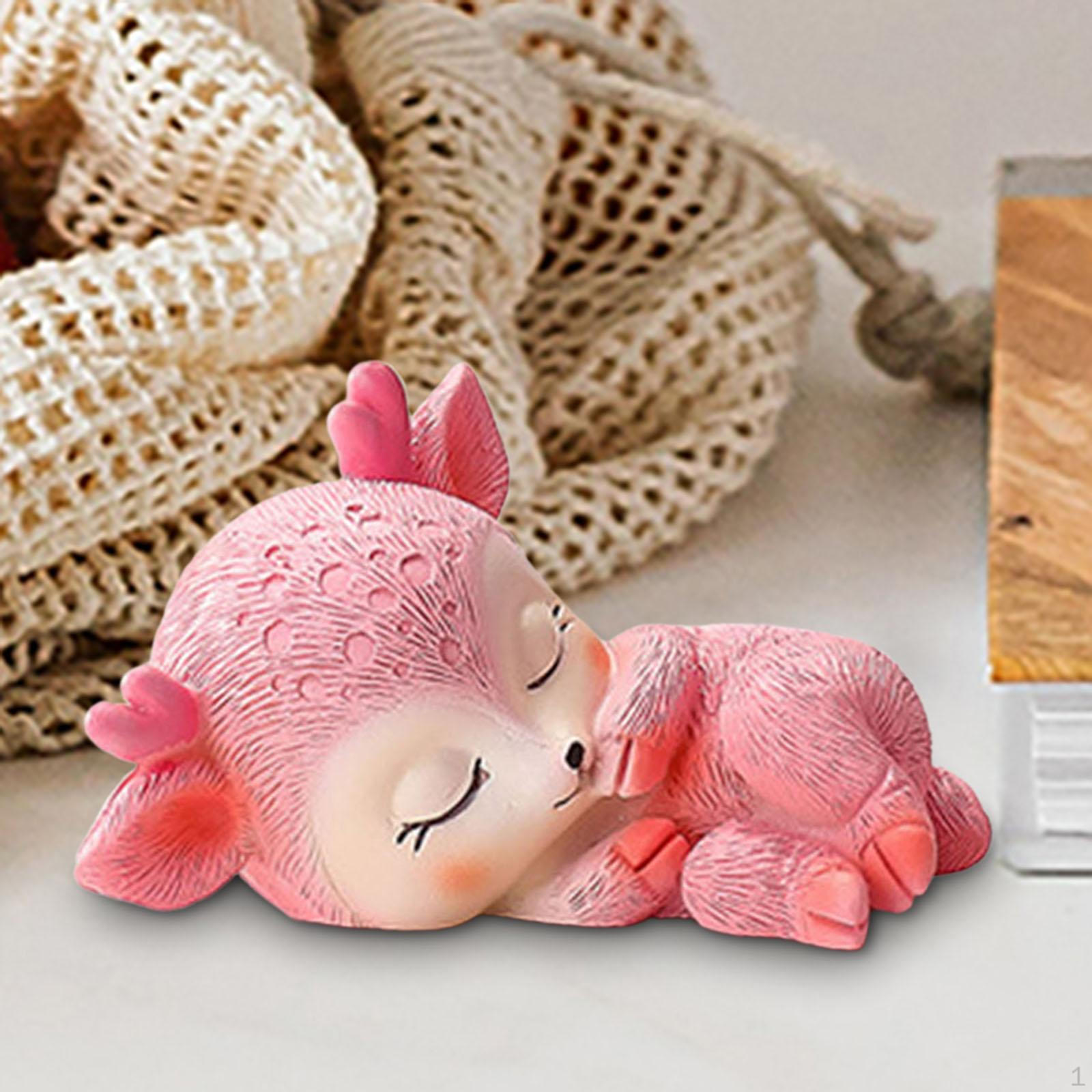 

Очаровательная фигурка оленя для домашнего декора розовый