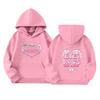 Kids Long Sleeve Letter Print Pullover Hoodie with Pockets, Loose Fit