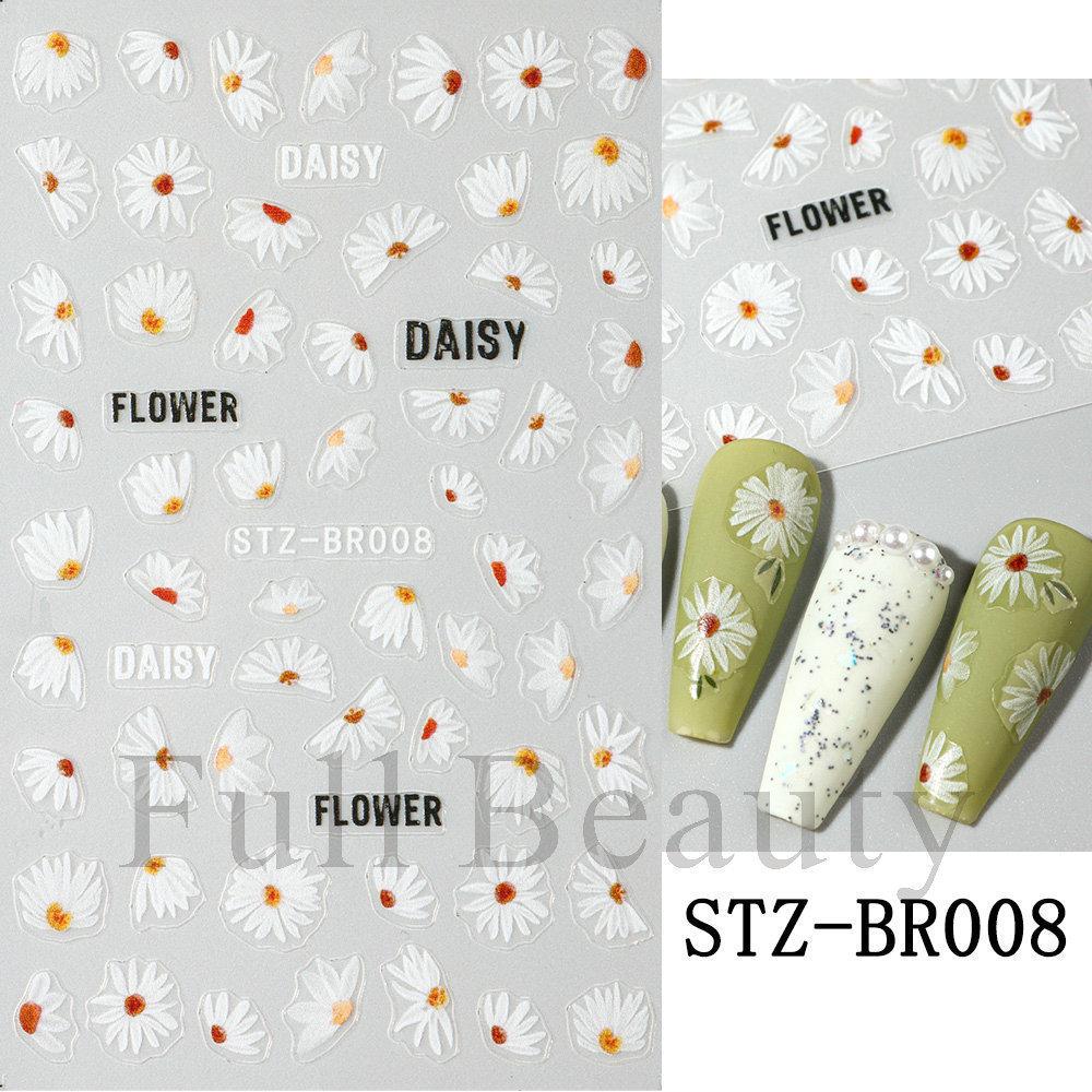 Nail Art Stickers, Valentine'S Day French Thorn Line Patches, Love Thin And Tough Nail Stickers