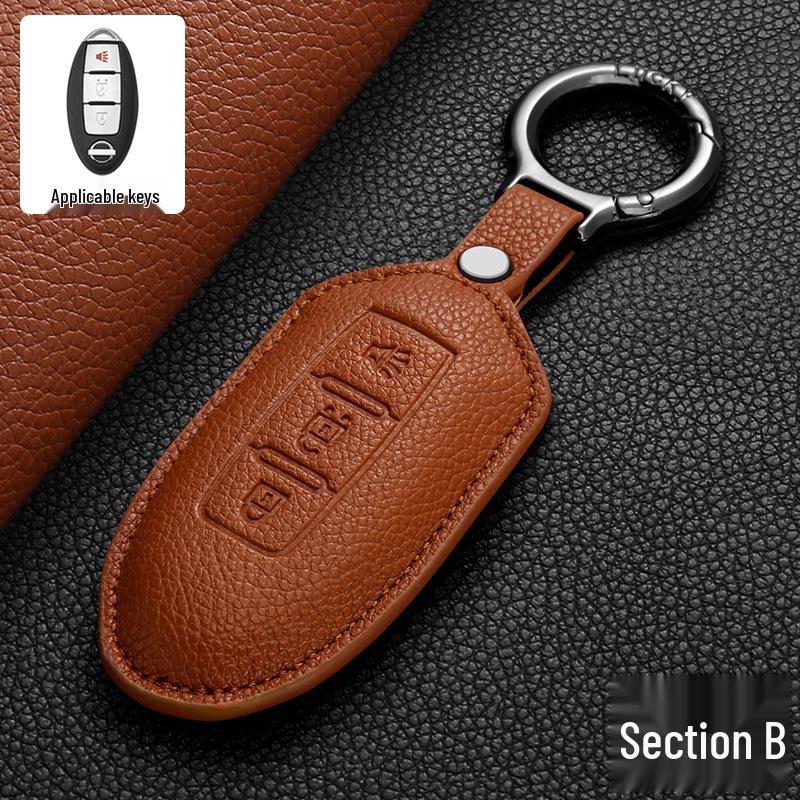 Key Covers for Nissan Models: Sylphy, Teana, Qashqai, X-Trail, Tiida (14th Gen), Murano, Kicks, and Sunny.