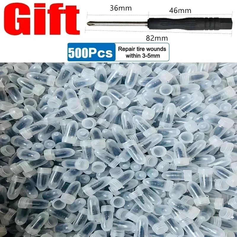 5/100pcs Tire Puncture Repair Nails for Car Motorcycle Scooter Bike Vacuum Tyre Repairing Rubber Metal Nail Set Car Accessories
