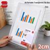 Youbili A4 Transparent Portable Document File Box
