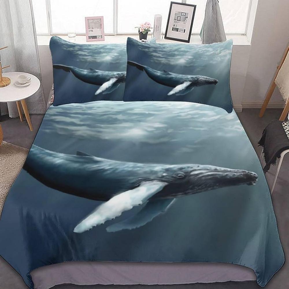 

Наволочка для пододеяльника с принтом разноцветных рыбок 3D, комплект постельного белья с изображением морских животных, подарок для украшения дома для детей Baby 100x135cm