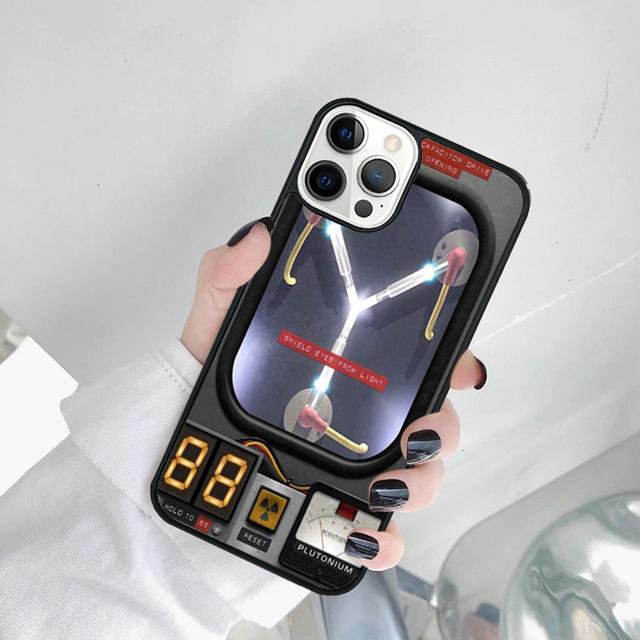 

Back to the Future Phone Case Cover For iPhone 17 Air 16 15 14 SE 2020 11 12 13 Pro MAX Plus Coque iPhone 13