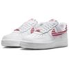 Nike Air Force 1 07 Essential Mystic Red Gingham Women Sneakers White DZ2784-101