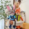 Zootopia plush toy dolls: Fox, Nick, Rabbit, Judy, Doll, fox, rabbit