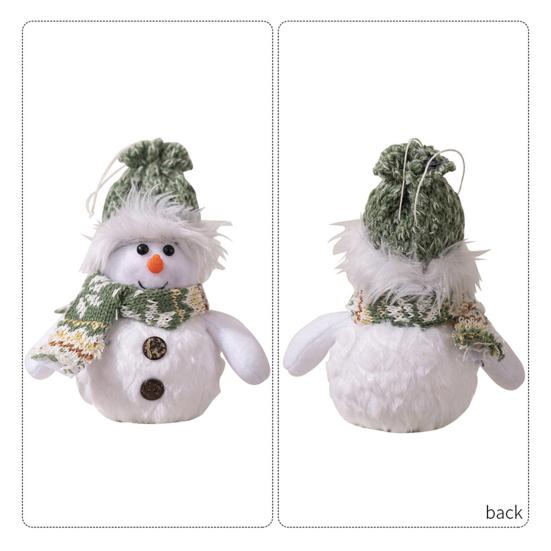 Schneemann-Weihnachtsdekoration, beleuchtete Schneemann-Puppe aus Plüsch, batteriebetrieben, Nachtlicht, Schneemann-Figur für Weihnachtsgeschenke, Tischdekoration