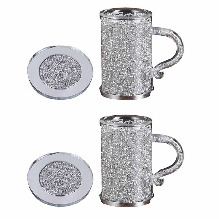 Кристальная стеклянная кофейная чашка с ручкой, бокалы для вина, двухслойная теплоизоляционная чашка, чашки для питья, посуда для напитков, легко моется 1