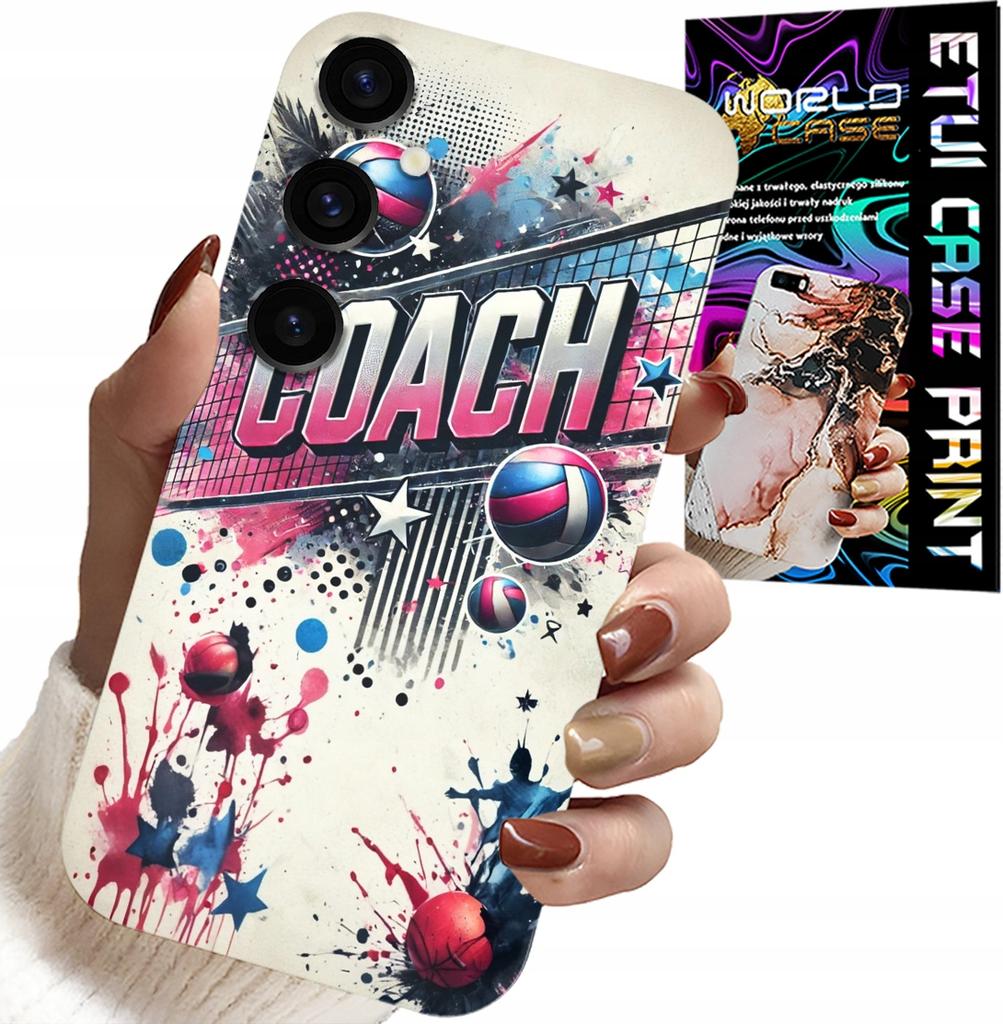 Etui Do Samsung Galaxy A14 5G - Siatkówka Coach Siatka Obudowa, Plecki